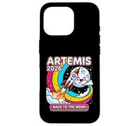 Carcasa para iPhone 16 Pro Artemis II 2026 Cute Design for Kids Launch Back to The Moon