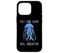 Carcasa para iPhone 16 Pro Awesome Cute Underwater This Girl Loves Her Jellyfish