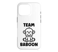 Carcasa para iPhone 16 Pro Baboons Animals Funny Little Baby Monkey Team Baboon