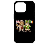 Carcasa para iPhone 16 Pro Bandera de Inglaterra e Irlanda Raíces inglesas Reino Unido