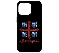 Carcasa para iPhone 16 Pro Bandera de los Cuatro moros de Cerdeña, diseño de Italia
