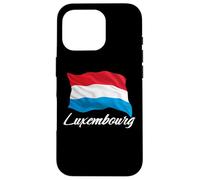 Carcasa para iPhone 16 Pro Bandera de Luxemburgo Patriótica Hombres Mujeres Niños Luxemburgués