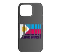 Carcasa para iPhone 16 Pro Bandera de poliamor Amor GANA poliamoroso