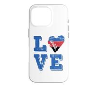 Carcasa para iPhone 16 Pro Bandera de poliamor Amor poliamoroso