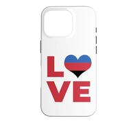 Carcasa para iPhone 16 Pro Bandera de poliamor Amor poliamoroso