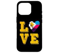 Carcasa para iPhone 16 Pro Bandera de poliamor Amor poliamoroso