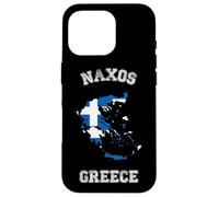 Carcasa para iPhone 16 Pro Bandera Envejecida de Grecia Orgullo de Naxos