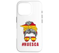 Carcasa para iPhone 16 Pro Bandera Española Señora España Huesca
