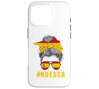 Carcasa para iPhone 16 Pro Bandera Española Señora España Huesca