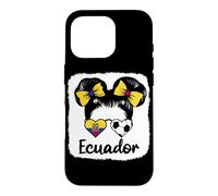 Carcasa para iPhone 16 Pro Bandiera dell'Ecuador Chica Orgogliosi Tifosi Ecuador