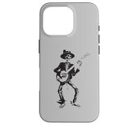 Carcasa para iPhone 16 Pro Banjo Dancing Skeleton Bluegrass Music Festival