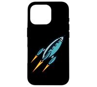 Carcasa para iPhone 16 Pro Barco Espacial Kitsch Vintage