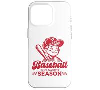 Carcasa para iPhone 16 Pro Baseball Is My Favorite Season - Camiseta Deportiva Divertida para Jugador Retro