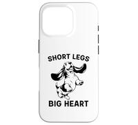Carcasa para iPhone 16 Pro Basset Hound Short Legs Big Heart