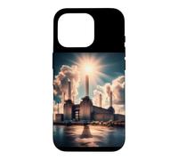 Carcasa para iPhone 16 Pro Battersea South London Tees - Estación de energía icónica de Londres