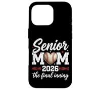 Carcasa para iPhone 16 Pro Béisbol Senior Mamá 2026 Final Inning Orgullosa Mamá Madre Madre