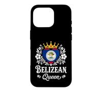 Carcasa para iPhone 16 Pro Belizean Queen Belize Flag Proud Belizean Woman
