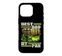 Carcasa para iPhone 16 Pro Best Dad by Par Disc Golf Dad for Men Father's Day Golf