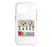Carcasa para iPhone 16 Pro Bienvenidos a los Refugiados y migrantes