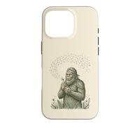 Carcasa para iPhone 16 Pro Big-Foot Soplando Diente de León Deseos Vintage Naturaleza Amante 1