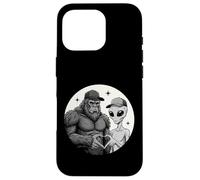 Carcasa para iPhone 16 Pro Bigfoot Sasquatch Alien Love Mano Signo Cryptid