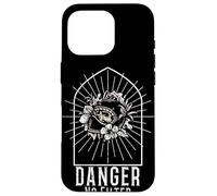 Carcasa para iPhone 16 Pro Biker Mom Danger Sin Filtro