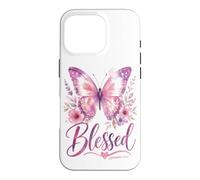 Carcasa para iPhone 16 Pro Blessed - Women's Christian Faith Jeremiah 17:7 Bible-Based
