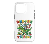 Carcasa para iPhone 16 Pro Bloques de Dinosaurios de Montar Robot para Estudiantes Dino-Mite