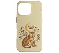 Carcasa para iPhone 16 Pro Boho Celestial Baboon Moon Floral