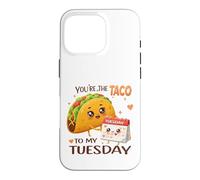 Carcasa para iPhone 16 Pro Bonito diseño gastronómico de You'Re The Taco To My Tuesday