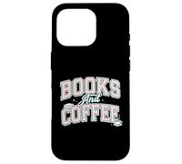 Carcasa para iPhone 16 Pro Books and Coffee Cozy Reader Typography Pastel Design