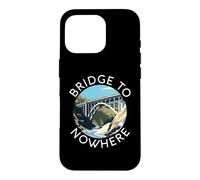 Carcasa para iPhone 16 Pro Bridge To Nowhere California Los Ángeles Bosque Senderismo Retro