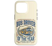 Carcasa para iPhone 16 Pro Bus Driver of The Year Vintage Fun Appreciation
