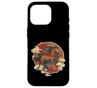 Carcasa para iPhone 16 Pro Caballo del Zodiaco Chino Lunar