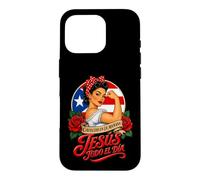 Carcasa para iPhone 16 Pro Cafecito Jesús Todo el Día Mañana Fe