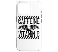 Carcasa para iPhone 16 Pro Cafeína La Otra Vitamina C - Divertido Amante del Café