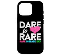 Carcasa para iPhone 16 Pro Camisa de Concientización sobre Enfermedades Raras - Dare To Rare Disease Day 2026