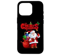Carcasa para iPhone 16 Pro Camisa de Feliz Navidad, Linda Camisa de Navidad Lindo Papá Noel
