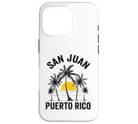Carcasa para iPhone 16 Pro Camiseta de Recuerdo de Playa de San Juan Puerto Rico 2025 Vacaciones