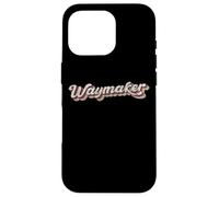 Carcasa para iPhone 16 Pro Camiseta Destressed Waymaker Miracle Worker Light in The Darkness