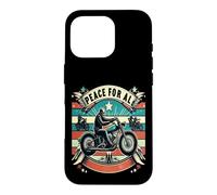 Carcasa para iPhone 16 Pro Camiseta Peace to All Ride for Unity & Brotherhood Freedom