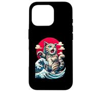Carcasa para iPhone 16 Pro Camiseta Retro Vintage de Arte japonés Legendario Raro Kaiju