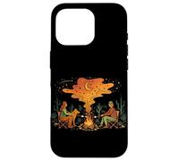 Carcasa para iPhone 16 Pro Campfire Friends Night Camping Naturaleza Camper Campamento