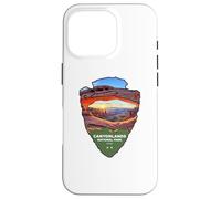 Carcasa para iPhone 16 Pro Canyonlands National Park Mesa Arch Utah Punta de Flecha