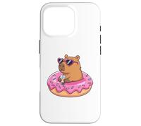 Carcasa para iPhone 16 Pro Capybara Bubble Tea Lovely Cute Capyboba Boba Milk Tea