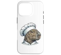 Carcasa para iPhone 16 Pro Capybara Chef Cocina Gráfico De Dibujos