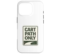 Carcasa para iPhone 16 Pro Cart Paths Only First Tees Jitters Public Golf Society Chistes