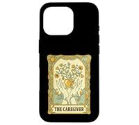 Carcasa para iPhone 16 Pro Carta de Tarot El Cuidador Art Nouveau Heart Vintage Nursing