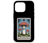 Carcasa para iPhone 16 Pro Carta de Tarot Fly Agaric Amanita Muscaria Mushroom The Magician