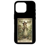 Carcasa para iPhone 16 Pro Carta de Tarot The Garden Lady Botanist Gardening